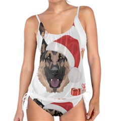 German Shepherd T- Shirt German Shepherd Merry Christmas T- Shirt (4) Tankini Set