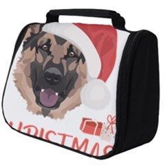 German Shepherd T- Shirt German Shepherd Merry Christmas T- Shirt (4) Full Print Travel Pouch (Big)