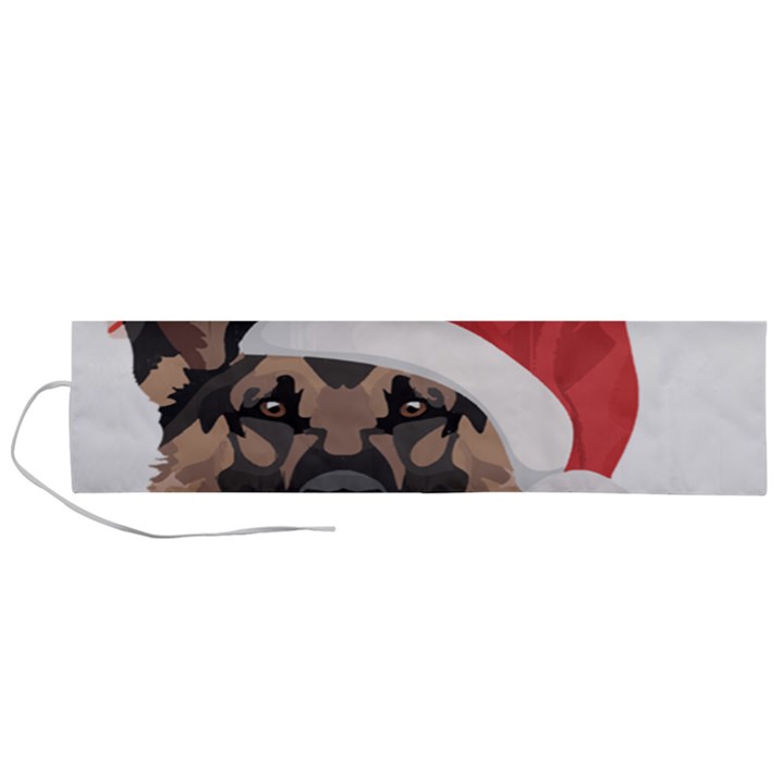 German Shepherd T- Shirt German Shepherd Merry Christmas T- Shirt (4) Roll Up Canvas Pencil Holder (L)