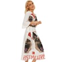 German Shepherd T- Shirt German Shepherd Merry Christmas T- Shirt (4) Midsummer Wrap Dress View3