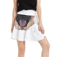 German Shepherd T- Shirt German Shepherd Merry Christmas T- Shirt Waistband Skirt by ZUXUMI