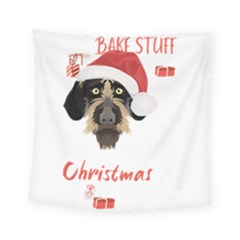 German Wirehaired Pointer T- Shirt German Wirehaired Pointer Merry Christmas T- Shirt (1) Square Tapestry (small)