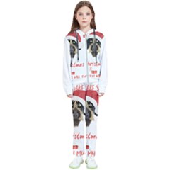 German Wirehaired Pointer T- Shirt German Wirehaired Pointer Merry Christmas T- Shirt (1) Kids  Tracksuit