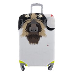 German Wirehaired Pointer T- Shirt German Wirehaired Pointer Merry Christmas T- Shirt Luggage Cover (small) by ZUXUMI