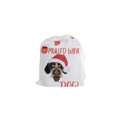 German Wirehaired Pointer T- Shirt German Wirehaired Pointer Mulled Wine Christmas T- Shirt Drawstring Pouch (xs)