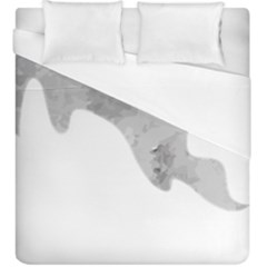 Ghost T- Shirt White Mottled Ghost T- Shirt Duvet Cover (king Size) by ZUXUMI