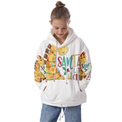 Giraffe T- Shirt Cute Giraffe T- Shirt Kids  Oversized Hoodie by ZUXUMI