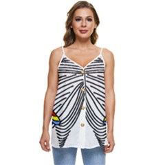 Butterfly Art T- Shirtbutterfly T- Shirt (1) Casual Spaghetti Strap Chiffon Top by JamesGoode