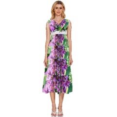 Butterfly T- Shirt Butterfly & Buddleia T- Shirt V-neck Drawstring Shoulder Sleeveless Maxi Dress by JamesGoode