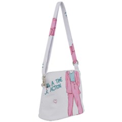 Girl Zipper Messenger Bag