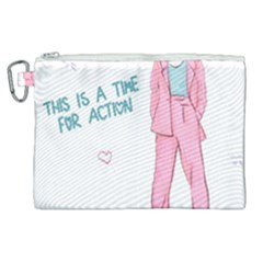 Girl Canvas Cosmetic Bag (xl)