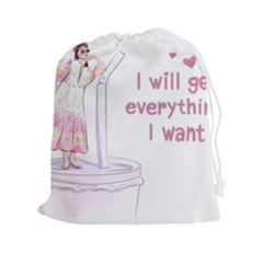 I Will Get Everything I Want Drawstring Pouch (2xl)