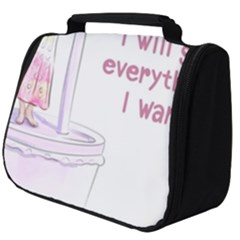 I Will Get Everything I Want Full Print Travel Pouch (big)