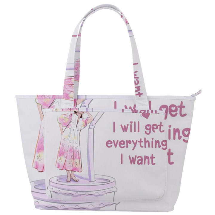 I Will Get Everything I Want Back Pocket Shoulder Bag 