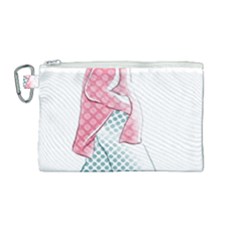 Everyone Has One’s Own Path Canvas Cosmetic Bag (medium)