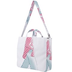 Everyone Has One’s Own Path Square Shoulder Tote Bag