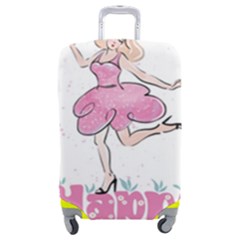 Happy Girl Luggage Cover (medium)