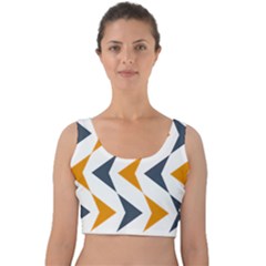 Abstract Arrow Pattern T- Shirt Abstract Arrow Pattern T- Shirt Velvet Crop Top by EnriqueJohnson