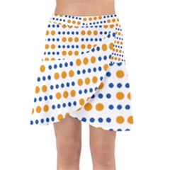 Abstract Dots Pattern T- Shirt Abstract Dots Pattern T- Shirt Wrap Front Skirt by EnriqueJohnson