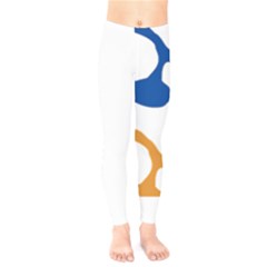 Abstract Swirl Gold And Blue Pattern T- Shirt Abstract Swirl Gold And Blue Pattern T- Shirt Kids  Classic Winter Leggings