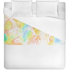 Abstract T- Shirt Abstract Colored Background T- Shirt Duvet Cover (king Size) by EnriqueJohnson