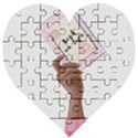 Hand 2 Wooden Puzzle Heart View1