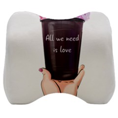 All You Need Is Love 2 Velour Head Support Cushion by SychEva