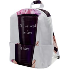 All You Need Is Love 2 Zip Up Backpack by SychEva