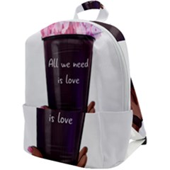 All You Need Is Love 1 Zip Up Backpack by SychEva