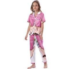 1 Kids  Satin Short Sleeve Pajamas Set by SychEva