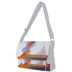 Abstract T- Shirt Pink Colorful Abstract Minimalism T- Shirt Full Print Messenger Bag (l) by EnriqueJohnson