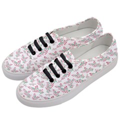 Christmas Shading Festivals Floral Pattern Women s Classic Low Top Sneakers