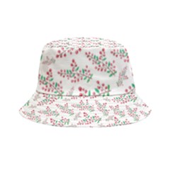 Christmas Shading Festivals Floral Pattern Inside Out Bucket Hat by Sarkoni