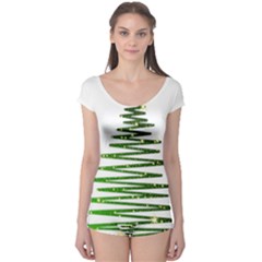 Christmas Tree Holidays Boyleg Leotard 