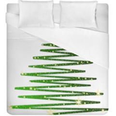 Christmas Tree Holidays Duvet Cover (king Size)