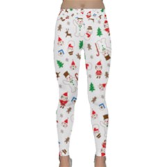 Christmas Santa Claus Pattern Classic Yoga Leggings