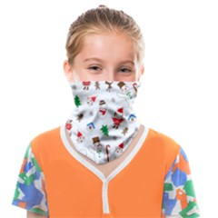 Christmas Santa Claus Pattern Face Covering Bandana (kids) by Sarkoni