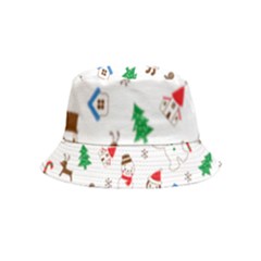 Christmas Santa Claus Pattern Bucket Hat (kids) by Sarkoni