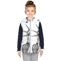 Funny Statue Of Liberty Parody Kids  Hooded Puffer Vest