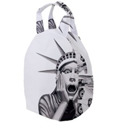 Funny Statue Of Liberty Parody Travel Backpack by Sarkoni