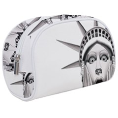 Funny Statue Of Liberty Parody Make Up Case (medium) by Sarkoni