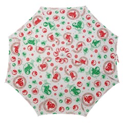 Merry Christmas Geometric Pattern Straight Umbrellas