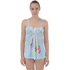 Bird Lover T- Shirtbird T- Shirt (15) Babydoll Tankini Set