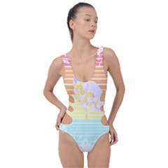 Bird Lover T- Shirtbird T- Shirt (16) Side Cut Out Swimsuit