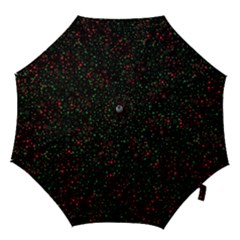 Confetti Star Dot Christmas Hook Handle Umbrellas (small) by uniart180623