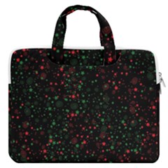 Confetti Star Dot Christmas Macbook Pro 16  Double Pocket Laptop Bag 