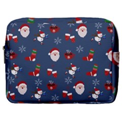 Christmas Background Design Pattern Make Up Pouch (large) by uniart180623