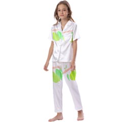 Bird Lover T- Shirtbird T- Shirt (37) Kids  Satin Short Sleeve Pajamas Set by EnriqueJohnson