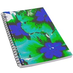 Blue T- Shirt Blue Flower Of Happiness 5 5  X 8 5  Notebook by EnriqueJohnson