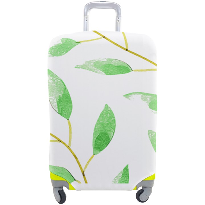 Boho Leaf Pattern T- Shirt Boho Leaf Pattern8 Luggage Cover (Large)